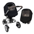 Manito Melange Infant Car Seat Weather Shield Universal-Fit, Clear Window, Windproof, Water-Repellent,