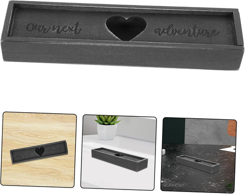 Wooden Keepsake Box for Pregnancy Test Announcements