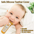 Baby TV Remote Control Toy - Cute Crab Soft Silicone Cover Teething Toy, Realistic Musical Remote Control for Toddlers