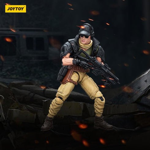 YIZRIO Joytoy 1:18 Army Military Action Figure, Kina Mercenaries-The Assault Vanguard Model Collection