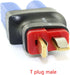 DGZZI 2pcs T Plug Deans Style Wireless Connector, Male T-Plug to Female EC5 Style Adapter for RC Lipo Battery