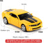 1/36 Scale Chevrolet Camaro Casting Car Model, Camaro Bumblebee Zinc Alloy Toy Car for Kids, Pull Back Vehicles Toy Car for Toddlers Kids Boys Girls Gift (Yellow)
