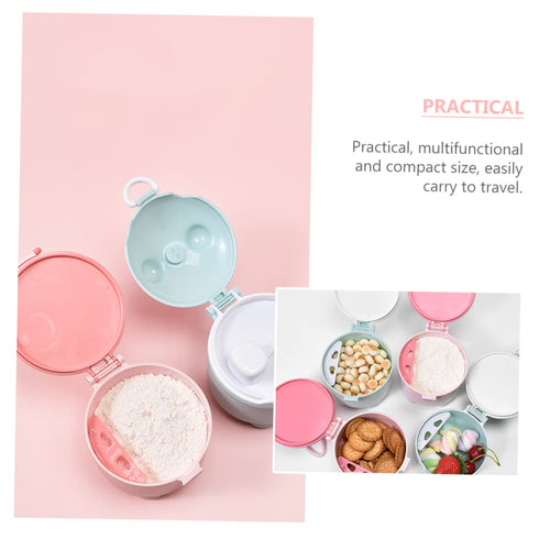 Portable Milk Powder Container - Travel-Friendly Formula Box for Parents