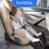 600D funbliss car seat Protector for Child car seat Beige Thick Padding Carseat Kick Mat with Organizer