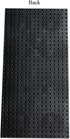 Taken All Building Bricks Block Base Plates - Black 6 Pack of 5 x 10" Baseplates