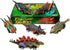DINOBROS Dinosaur Toy Pull Back Cars, 6 Pack, Dino Toys for 3 Year Old Boys and Girls