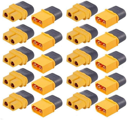 MCIGICM 10 Pair XT60H Male Female Bullet Connectors Plugs