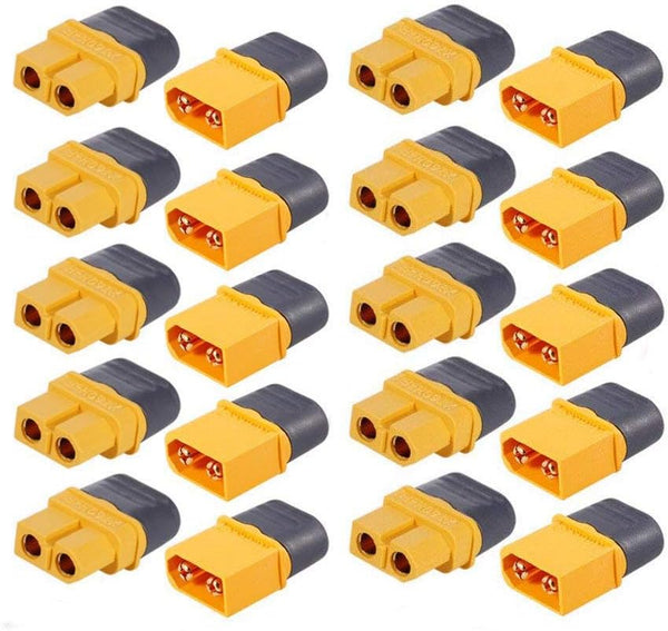 MCIGICM 10 Pair XT60H Male Female Bullet Connectors Plugs