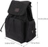 HAMPPLIES Backpack Diaper Bag for Moms with Drawstring Closure, Black Diaper Bag with Wet and Dry Separation, Large