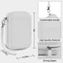 Travel Case Compatible with RG353V/RG353VS/R36S Retro Handheld Game Console - Storage Holder Organizer (White)