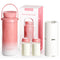 harringron Portable Bottle Cooler for Breastmilk Travel 2 Pack Breastmilk Cooler Reusable 22oz