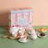 Set Set Set 4, Sweejar Porcelain Tea for Little Girls,Kitchen Toys Tea Party for Kids Toddler Kitchen Pretend Toy