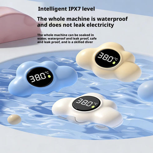 Generic Digital Floating Water Thermometer, Waterproof Digital Bathtub Thermometers with LED Display, Bath Water