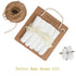 10 Pack Reusable Baby Washcloths - Soft Absorbent Organic Cotton Towel Face Wipes for Newborn Bath (White)