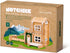 107 4-8 Jovi-mindlyNotchies Pcs Wooden Blocks Toys with Door and Windows,Classic Old Fashioned Toys,Wooden Building