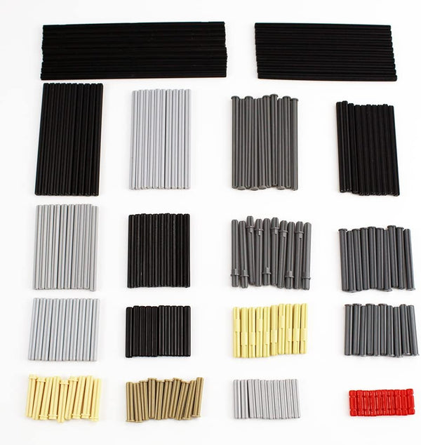 Technical Pieces and Parts Axles Set, 470 Pcs Compatible with All Major Brands Building Block Bricks MOC Parts DIY