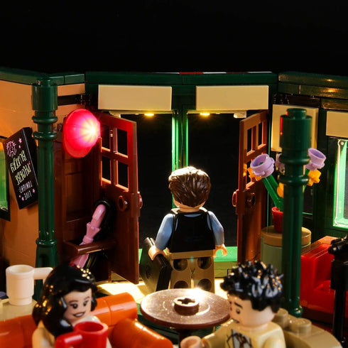BRIKSMAX Led Lighting Kit for Friends Central Perk - Compatible with Lego 21319 Building Blocks Model