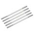 MECCANIXITY 304 Stainless Steel Push Rod Connector M4x90mm, Double End Threaded Rod for DIY RC Car, Pack of 5