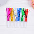 6Pcs Colorful Noise Maker, Metallic Fringed Blowouts Whistles for Birthday Party Favors and Supplies