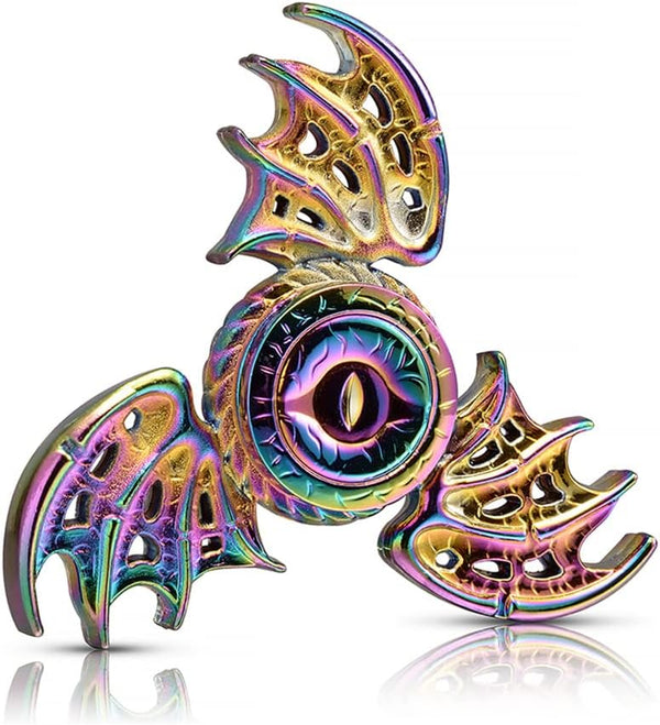 Solid Metal Phoenix Fidget Spinner, Sensory Novelty Toy for Stress Relief, Anxiety Reducer for Kids and Adults