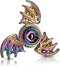 Solid Metal Phoenix Fidget Spinner, Sensory Novelty Toy for Stress Relief, Anxiety Reducer for Kids and Adults
