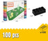 Classic Building Bricks, 100 Piece 2x4 Building Blocks, STEM Creative Toys Compatible with All Major Brands (Black)