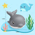 6-12 12-18 1-3 2-4 Bath Toys, Light Up Dolphin Baby Bath Toys for Babies Months, Rechargeable Sprinkler Musical Toys
