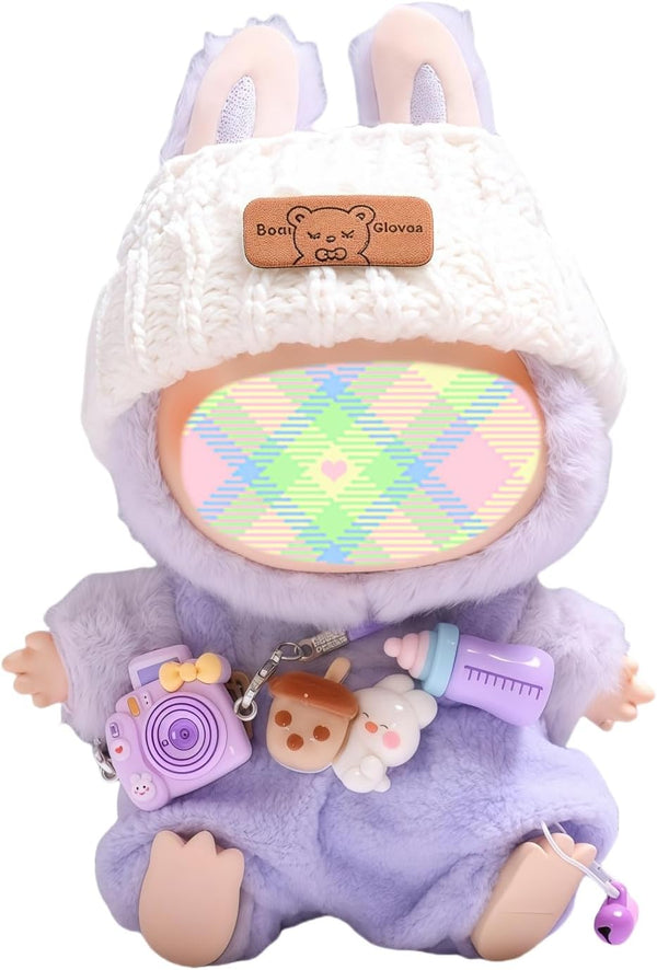 Clothes for Dolls Accessories, Kawaii Outfit BB Pants Set 3 Pieces Suitable