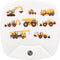 Omeet 2 Pack - Cartoon Engineering Vehicle LED Plug-in Night Light for Kids