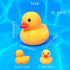 2 3.2 Inch Waterproof No Squeak No Hole No Bebe Noise Kalafona Pcs Rubber Funny Yellow Ducky Duck Bath Pool Toy Without