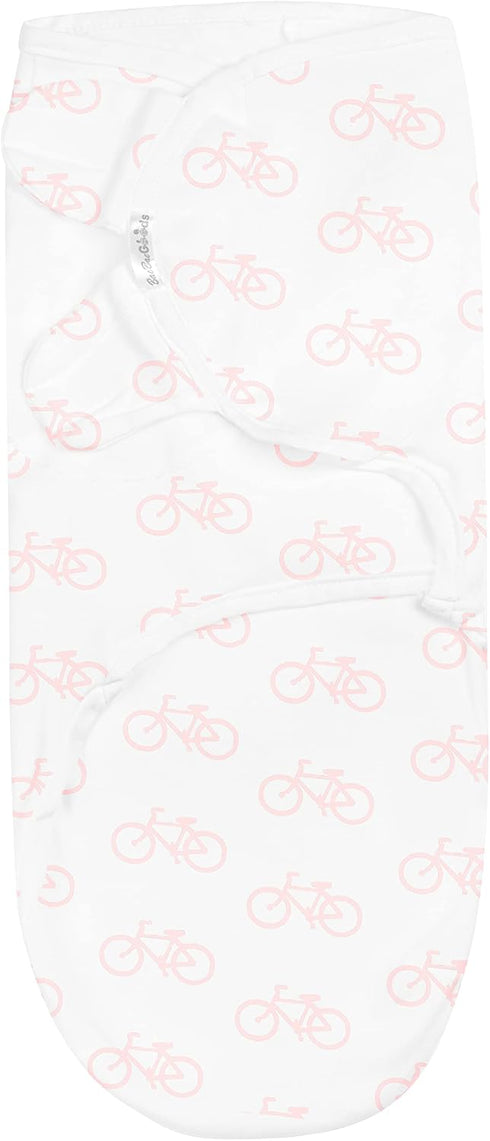 BaeBae Goods Pink Bicycle-Themed Swaddle Blanket (S/M)