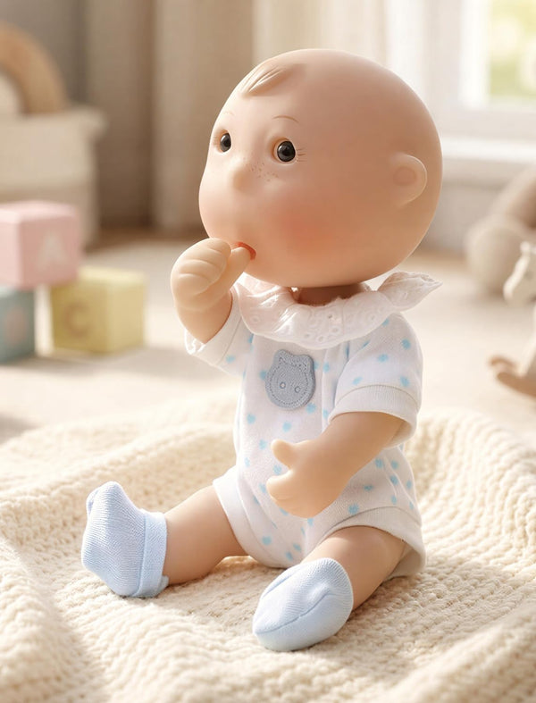 Cute Potato Baby Doll, 7 Inch Mini Baby Doll with 5 Movable
