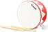 MUSICUBE Kids Drum Set - 8-Inch Wooden Drum Toys with Adjustable Strap and Drumsticks for Toddlers