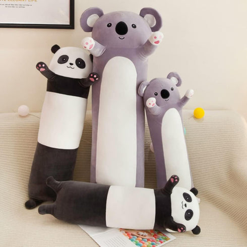 Panda Plush Pillow - Soft Long Stuffed Animal Pillow, Cute Long Panda Plush Toy for Kids, Girlfriend (43.3inch)