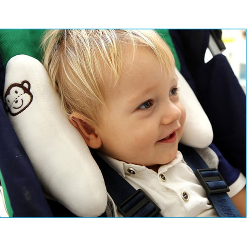 Adjustable Infants and Baby Neck Head Support,U-Shape Children Travel Pillow Cushion for Car Seat,Offers Protection