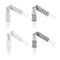 Babygoal Neutral Pacifier Clips, 4 Pack Binky Paci Holder and Leash for Most Pacifiers, Teethers, and Toys