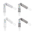 Babygoal Neutral Pacifier Clips, 4 Pack Binky Paci Holder and Leash for Most Pacifiers, Teethers, and Toys