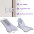 Sliding Door Lock for Child Safety, Window Stoppers for Vertical Windows, Sliding Glass Door Lock for Baby Proof (2 Pack)
