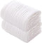 MUKIN Baby Bath Towels, Super Soft Cotton Receiving Blanket, 2Pack Swaddle Blanket for Newborns (White+White)