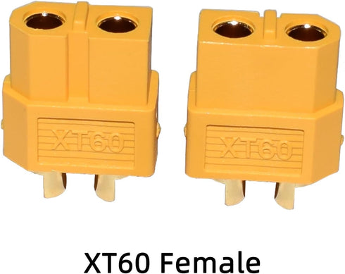 QIAN ZI QIU 10 XT60 XT60 XT60 Pairs Connectors Male and Female Bullet Connectors Power Plugs, Suitable for RC Lipo