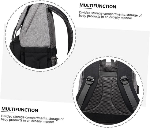 Mummy Travel Bag Double Shoulder Bag Oxford Cloth Large Capacity Diapers Storage