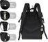 Hsnar Backpack Poppy Flowers Herbs Waterproof Diaper Bag Large Capacity Baby Bag with Stroller Straps, Multi-Pocket