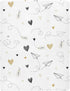 Emelivor Paper Airplane White Baby Crib Sheets for Boys Girls Soft Nursery Bedding Sheet Crib Mattress Sheets for Girl