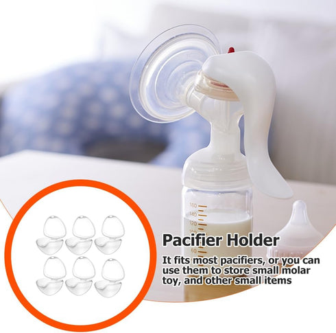 Compact Silicone Pacifier Storage Case for Travel - Baby Toy Organizer