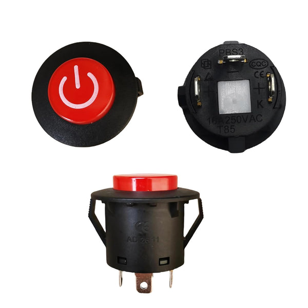 LANYINDI 2 Pcs Power Button Switch Push Start Replacement Parts for Kids Ride