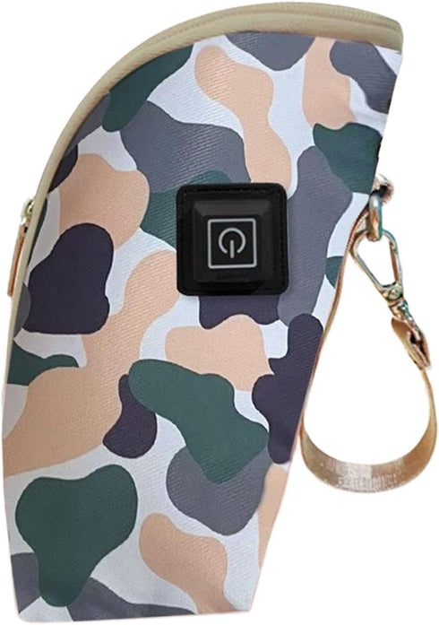 DYNWAVE Kids Warmer Bag Portable for Newborn Zipper Closure Insulated Sleeve Adjustable Temps Breastmilk Bottle Heater