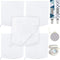 Dodo Babies Baby Muslin Burp Cloths 5-Pack, 2 Pacifier Clips + Pacifier Case, Cotton Large 20" by 10" Hand Washcloths,