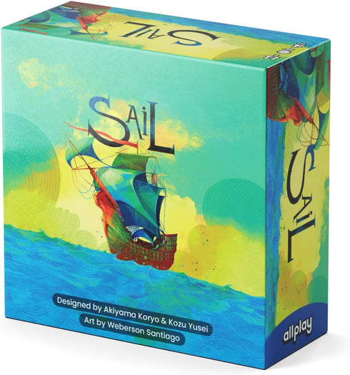 ALLPLAY Sail Cooperative Strategy 2 Player Board Game for Adults and Family