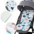Universal Baby Stroller Seat Liner, Soft Cotton Cushion Insert, Breathable Mat for Pushchair