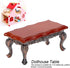 1:12 Miniature Doll Furniture, Simulated Coffee Table with Relief Mini Model Toy for Dollhouse Decor